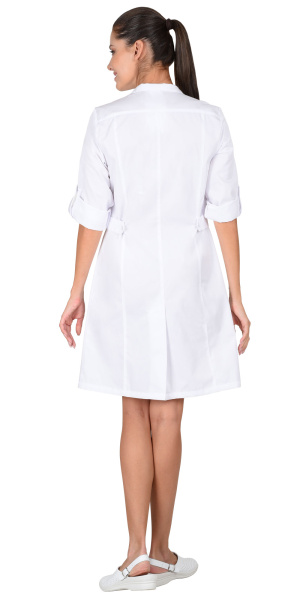 Халат "Глэм" женский белый (ЧЗ)