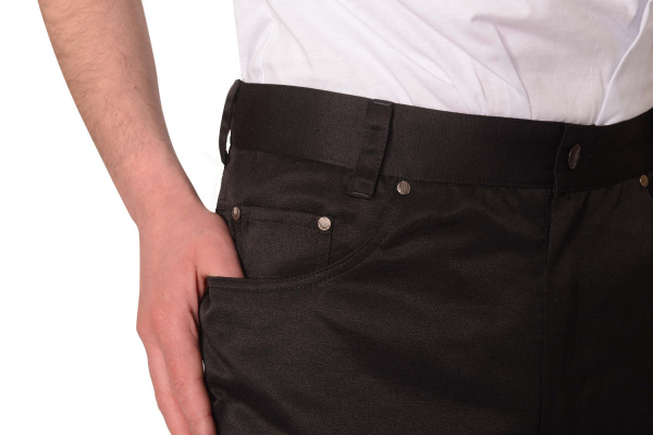 Брюки "КЛАССИКА" черные тк.Rodos (245гр.кв.м)