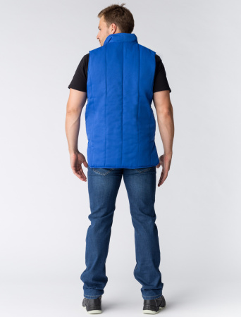 Жилет утепленный Универсальный (Смесовая, 210), васильковый (ЧЗ)