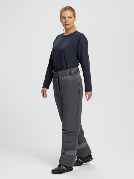 Брюки зимние женские Кнейд СОП (тк.Смесовая,210), т.серый