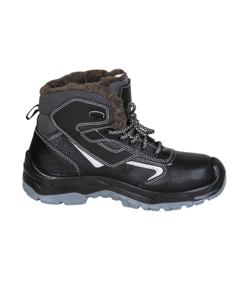 Ботинки "Джет-Зима", кожа, шерстин, ПУ-ТПУ