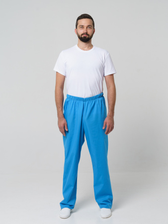 Брюки рабочие универсальная №104 голубой, ткань ТИСИ