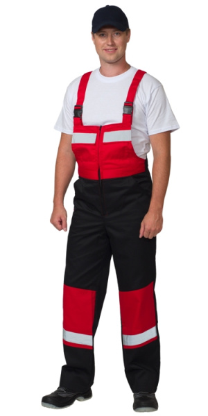 Костюм "Орион": куртка, п/комб. чёрный с красным и СОП