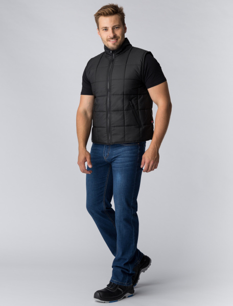 Жилет утепленный Офис (Дюспо), черный (ЧЗ)