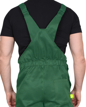 Костюм "ДОКЕР" летний: куртка кор., п/комб. зеленый с желтым