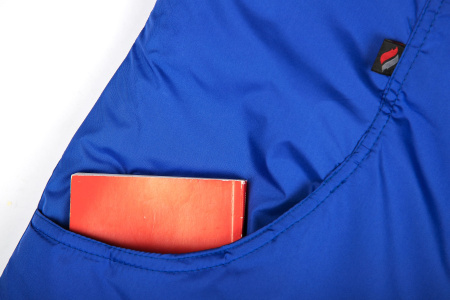 Куртка зимняя женская Сакрин (Дюспо), васильковый/темно-серый