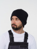 Шапка трикотажная с тинсулейтом черная