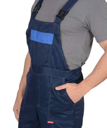 Костюм "ЛЕГИОНЕР" куртка, полукомбинезон синий с васильковым и СОП 50мм (ЧЗ)