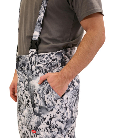 Костюм "Тайга" зимний: куртка, брюки. (тк.Алова) КМФ Белый лес