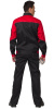 Костюм "Гранд" летний: куртка, полукомбинезон чёрный с красным (ЧЗ)
