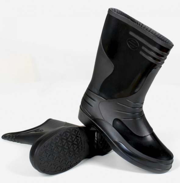 Сапоги женские ПВХ, черный (арт. м.102)