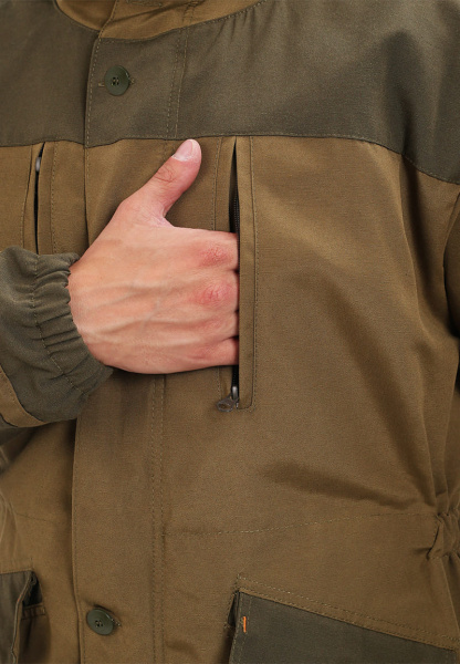 Костюм демисезонный "ГОРКА" куртка/брюки, цвет: св.хаки/т.хаки, ткань: Полибрезент (ЧЗ)