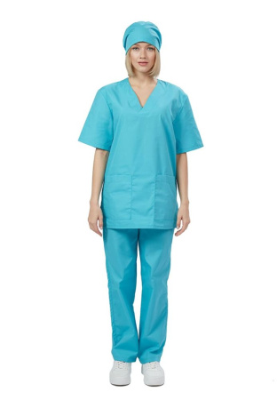 Костюм Хирургический (универсальный) бирюзовый (ЧЗ)