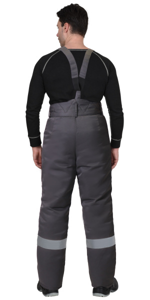 Брюки зимние универсальные (смесовая) тёмно-серые с СОП