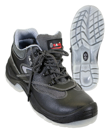 Полуботинки с перфорацией "Protection/ю", кожа, ПКП, ПУ-ТПУ