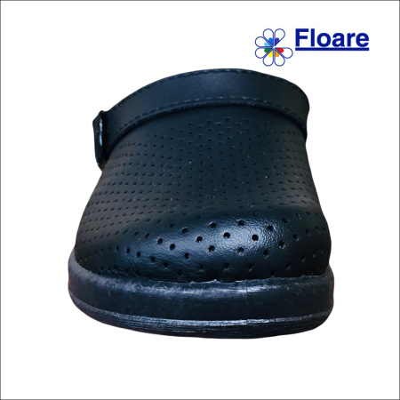 Сабо женские, черные, арт. 69530105 ЛЕРА нат. кожа, нат. стелька Молдшуз