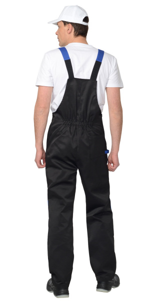 Костюм "Орион": куртка, п/комб. чёрный с васильковым и СОП  (распродажа) (ЧЗ)